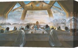 Salvador Dali Canvas Paintings - The Sacrament of the Last Supper by Salvador Dali