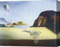 Transparent Canvas Paintings - The Transparent Simulacrum of the Feigned Image by Salvador Dali