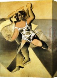 Venus Verticordia Canvas Paintings - Venus and Sailor by Salvador Dali