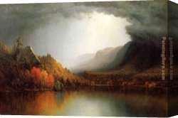 Gifford Canvas Paintings - A Coming Storm by Sanford Robinson Gifford