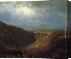 Catskill Canvas Paintings - A Souvenir of the Catskills by Sanford Robinson Gifford