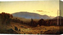 Gifford Canvas Paintings - Hunter Mountain, Twilight by Sanford Robinson Gifford