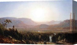 Catskill Canvas Paintings - In the Catskills by Sanford Robinson Gifford