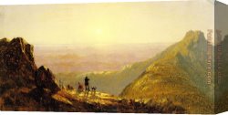 Mansfield Canvas Paintings - Mount Mansfield by Sanford Robinson Gifford