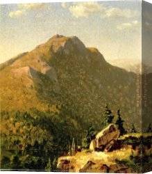 Catskill Canvas Paintings - View of Catskills by Sanford Robinson Gifford