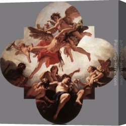Cupid Canvas Paintings - The Punishment of Cupid by Sebastiano Ricci