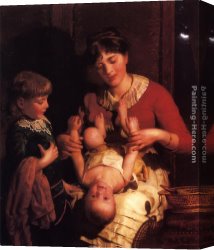 Seymour Canvas Paintings - See-Saw, Margery Day by Seymour Joseph Guy