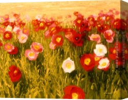 Poppies 1886 Canvas Paintings - Poppies Make Me Happy by Shirley Novak