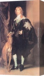 Dyck Canvas Paintings - James Stuart, Duke of Lennox and Richmond by Sir Antony van Dyck