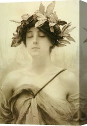 Daphne Canvas Paintings - Daphne by Sir Hubert von Herkomer