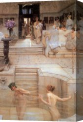 Custom Canvas Paintings - A Favourite Custom by Sir Lawrence Alma-Tadema