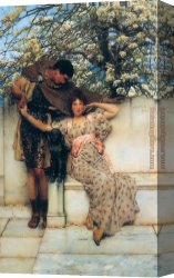 Promise of Spring Canvas Paintings - promise of spring by Sir Lawrence Alma-Tadema