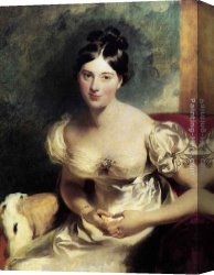 The Martyrdom of St Margaret Canvas Paintings - Margaret, Countess of Blessington by Sir Thomas Lawrence