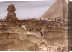 Flint Canvas Paintings - Souvenir of Egypt by Sir William Russell Flint