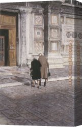 Hard Times Canvas Paintings - Taking Their Time by Steve Hanks