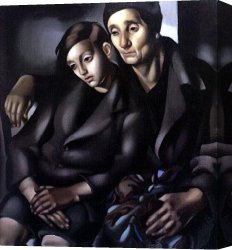 The Refugees Canvas Paintings - The Refugees by Tamara de Lempicka