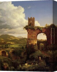 Cole Canvas Paintings - Arch of Nero by Thomas Cole