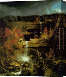 Genesis The Fall And Expulsion From Paradise The Original Sin Canvas Paintings - Falls of Kaaterskill by Thomas Cole