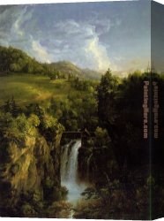 Scenery Canvas Paintings - Genesee Scenery by Thomas Cole