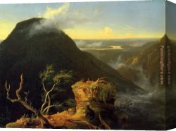 Nearing Camp on The Upper Colorado River Canvas Paintings - Sunny Morning on the Hudson River by Thomas Cole