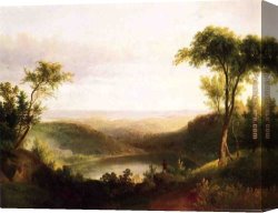 Thomas Doughty Canvas Paintings - Maine Seacoast by Thomas Doughty