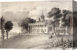 Thomas Doughty Canvas Paintings - Mount Vernon by Thomas Doughty