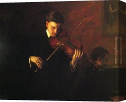 Music of The Soul II Canvas Paintings - Music by Thomas Eakins