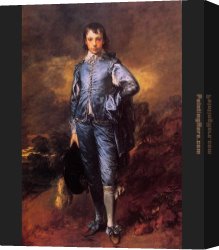 Boy Lighting a Pipe Canvas Paintings - The Blue Boy by Thomas Gainsborough