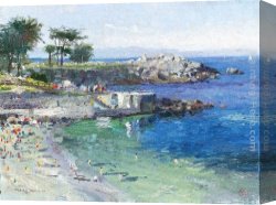 Pacific Canvas Paintings - Pacific Grove by Thomas Kinkade