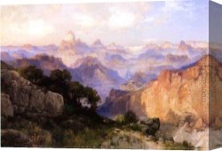 Grand Canvas Paintings - The Grand Canyon 1902 by Thomas Moran