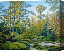 Memory Canvas Paintings - A Lasting Memory by Unknown Artist