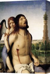 Dead Game Canvas Paintings - antonello messina The dead christs by Unknown Artist