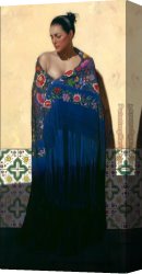 Wife Canvas Paintings - artist's wife i by Unknown Artist