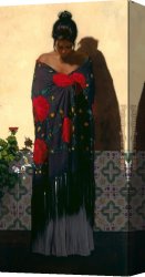 Wife Canvas Paintings - artist's wife ii by Unknown Artist