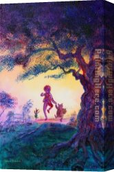 Friends Canvas Paintings - Best Friends by Unknown Artist