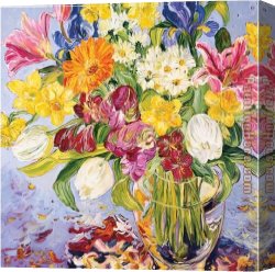 Bobbie Canvas Paintings - Bobbie Burgers A Brand New Day by Unknown Artist