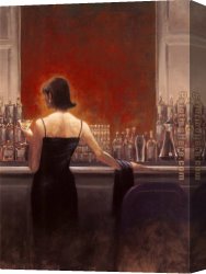 Evening Mood Canvas Paintings - Brent Lynch Evening Lounge by Unknown Artist