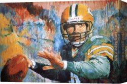 Brett Canvas Paintings - Brett Favre 98 by Unknown Artist