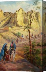 Wedding Canvas Paintings - Convoy or wedding day by Unknown Artist