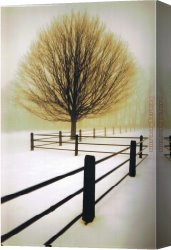 Artist's Canvas Paintings - David Winston Solitude by Unknown Artist