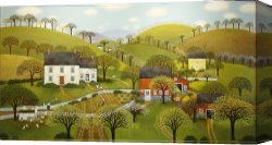 Card Canvas Paintings - Early Spring by Diana Card by Unknown Artist