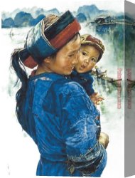 Memory Canvas Paintings - Guilin Memory by Unknown Artist