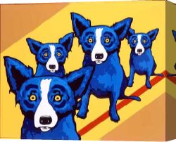 Walk Canvas Paintings - I Walk The Line by Unknown Artist