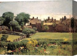 Land Canvas Paintings - Land by Unknown Artist