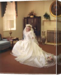 Wedding Canvas Paintings - Leigh Ann Wedding by Unknown Artist