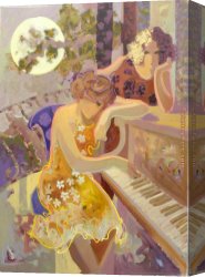 Hard Times Canvas Paintings - Long Time Ago by Unknown Artist