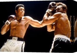 Artist's Canvas Paintings - Muhammad Ali Boxing Fights by Unknown Artist