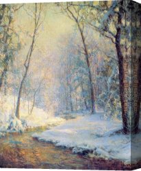 Early Canvas Paintings - palmer The Early Snow by Unknown Artist