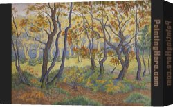 Paul Ranson Canvas Paintings - paul ranson Edge of the Forest by Unknown Artist