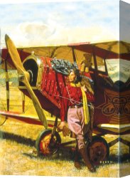 Under The Stars Canvas Paintings - Shooting Star by Unknown Artist